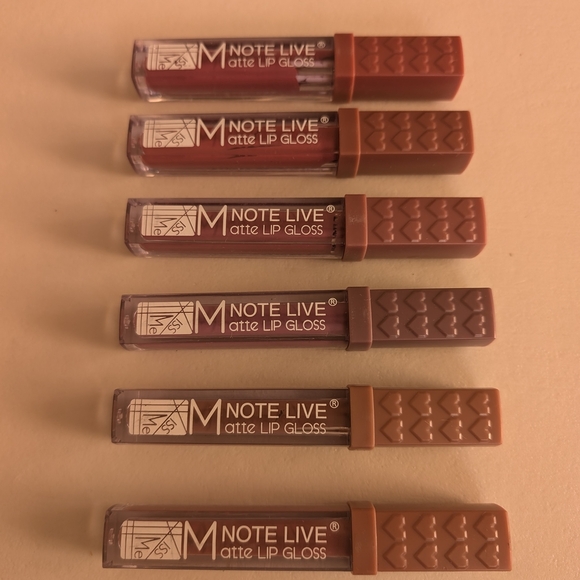 note live Other - 🛍️4for$15 🛍️Matte Lip Gloss Set - Red, Brown, Purple 6 Different Colors